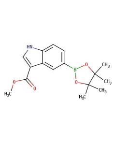 Astatech METHYL 5-(4,4,5,5-TETRAMETHYL-1,3,2-DIOXABOROLAN-2-YL)-1H-INDOLE-3-CARBOXYLATE; 0.1G; Purity 95%; MDL-MFCD20486631